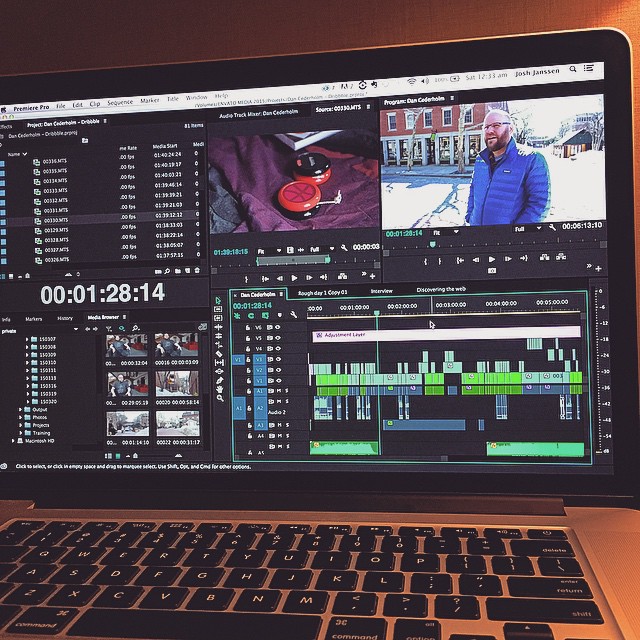 Currently in our hotel room editing the next episode of the #MadeBySeries featuring the talented @cameronmoll